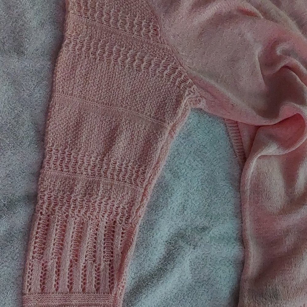 Duster Open Front Stitch Detail Sweater - Picture 6 of 7